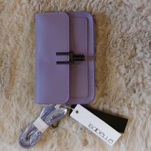 NWT. Isabelle crossbody phone bag with separate compartments.